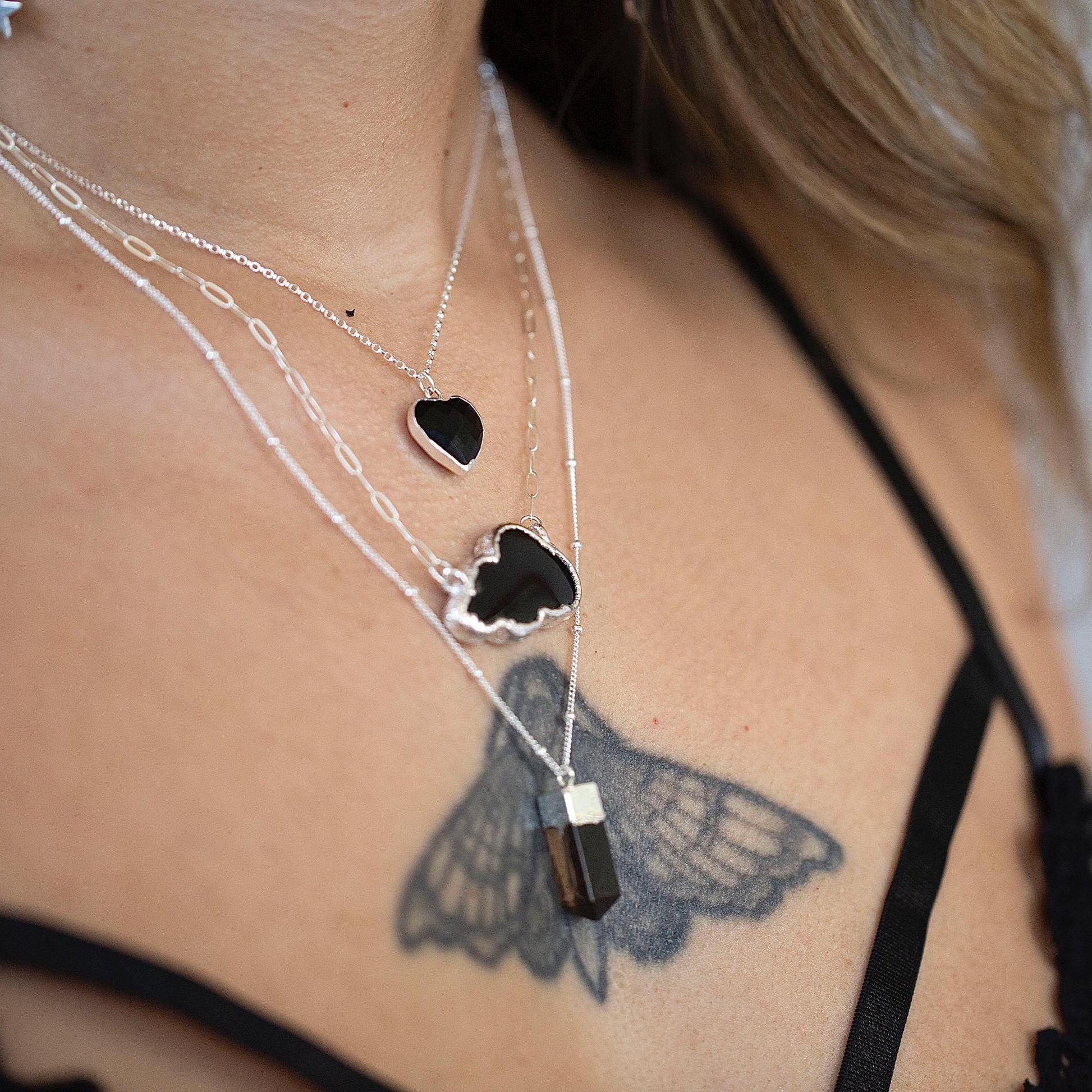 Black Cloud Necklace, Cloud Jewelry Gift, Silver Lining Cloud Gift, Dark Cloud Jewelry, Silver Lining Gift for Her, Positivity Gift Jewelry