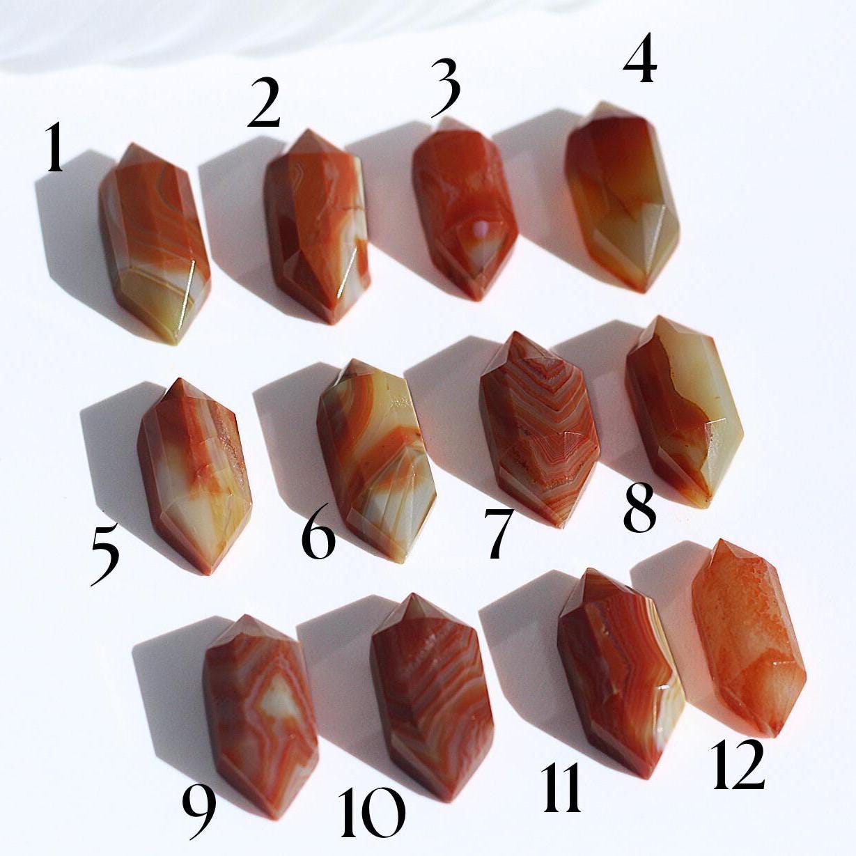 Carnelian Crystal Ring, Carnelian Point Statement Ring, Natural Carnelian Ring, Carnelian Stone Ring, Crystal Point Statement Ring