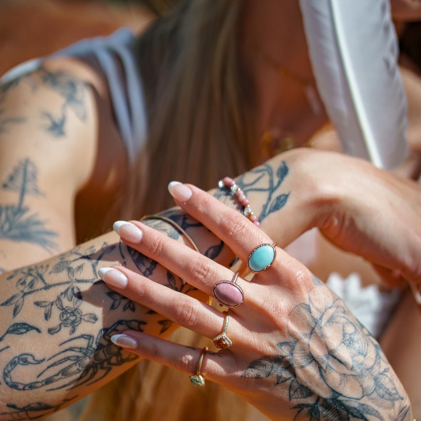 Rhodonite Oval Ring in Copper, Real Rhodonite Ring, Natural Rhodonite Jewelry, Rhodonite and Copper Ring, Big Pink Stone Ring, Love Stone Ring