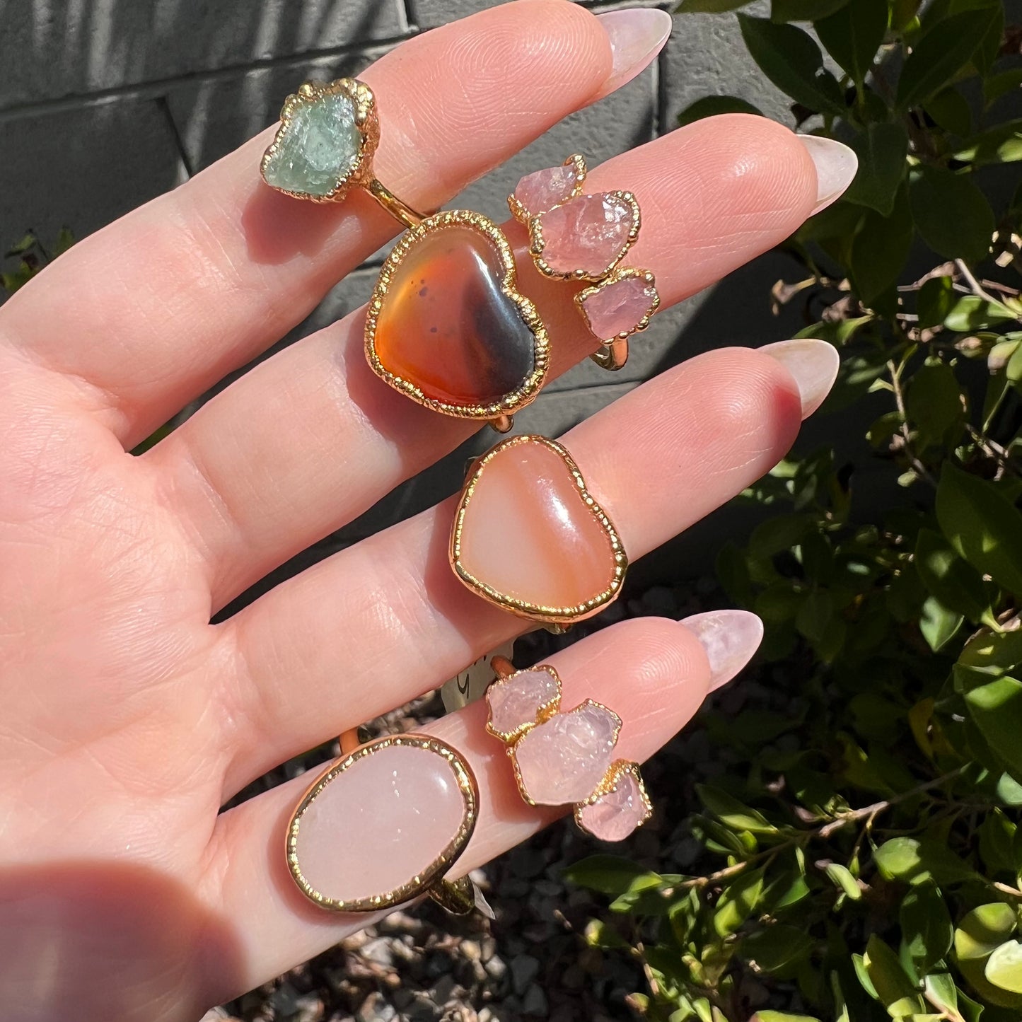 GOLD RINGS sizes 5.5 to 7