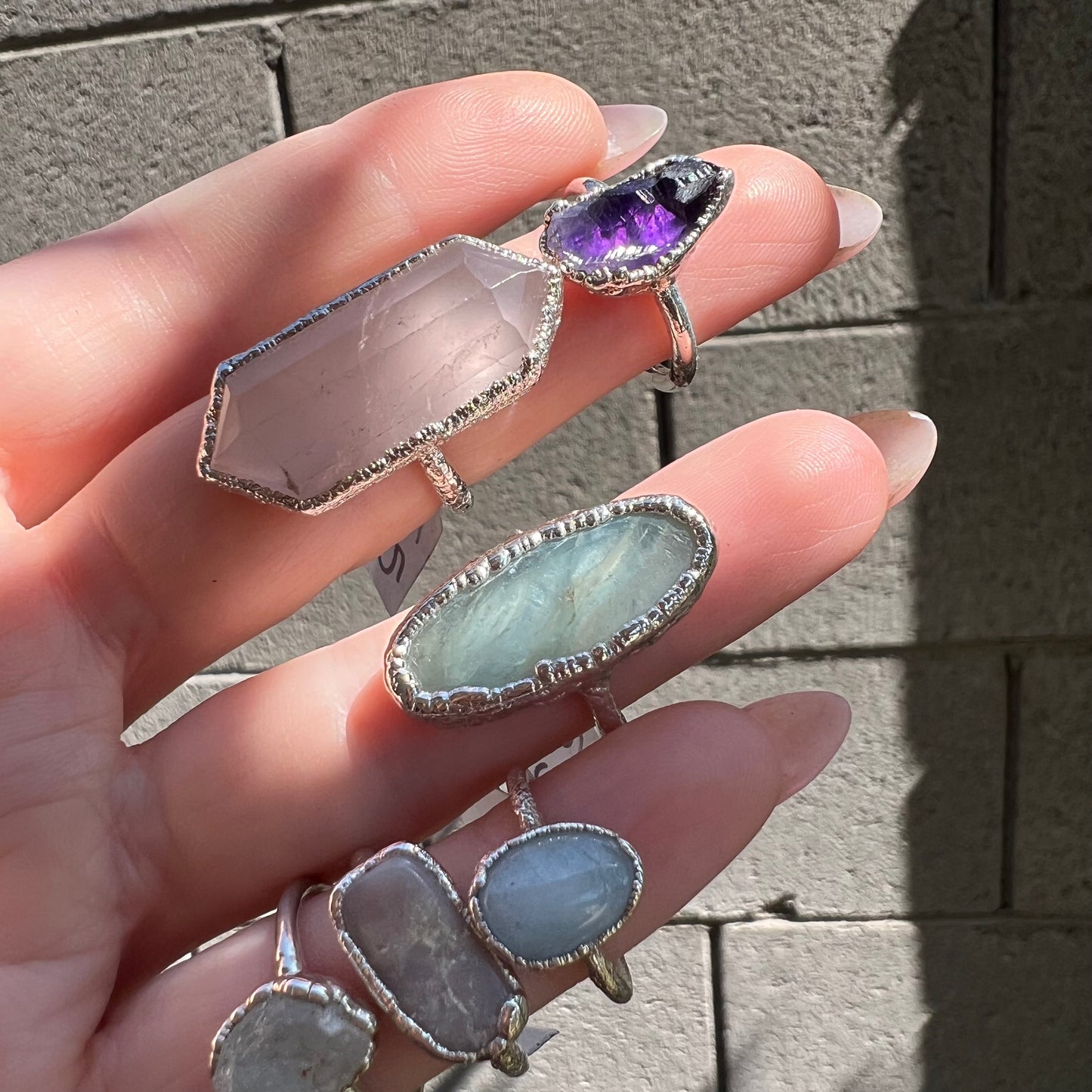 SILVER RINGS sizes 5 to 5.5