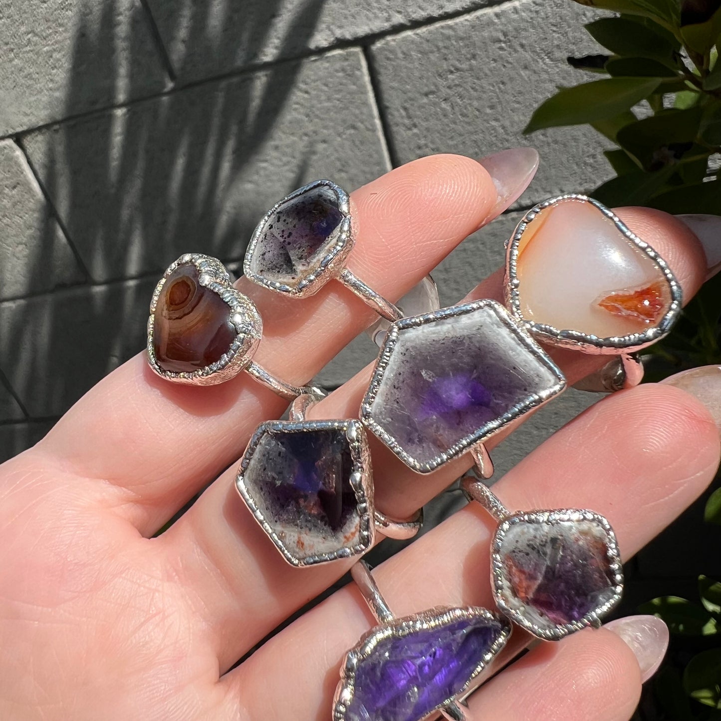 SILVER RINGS sizes 7 to 7.5