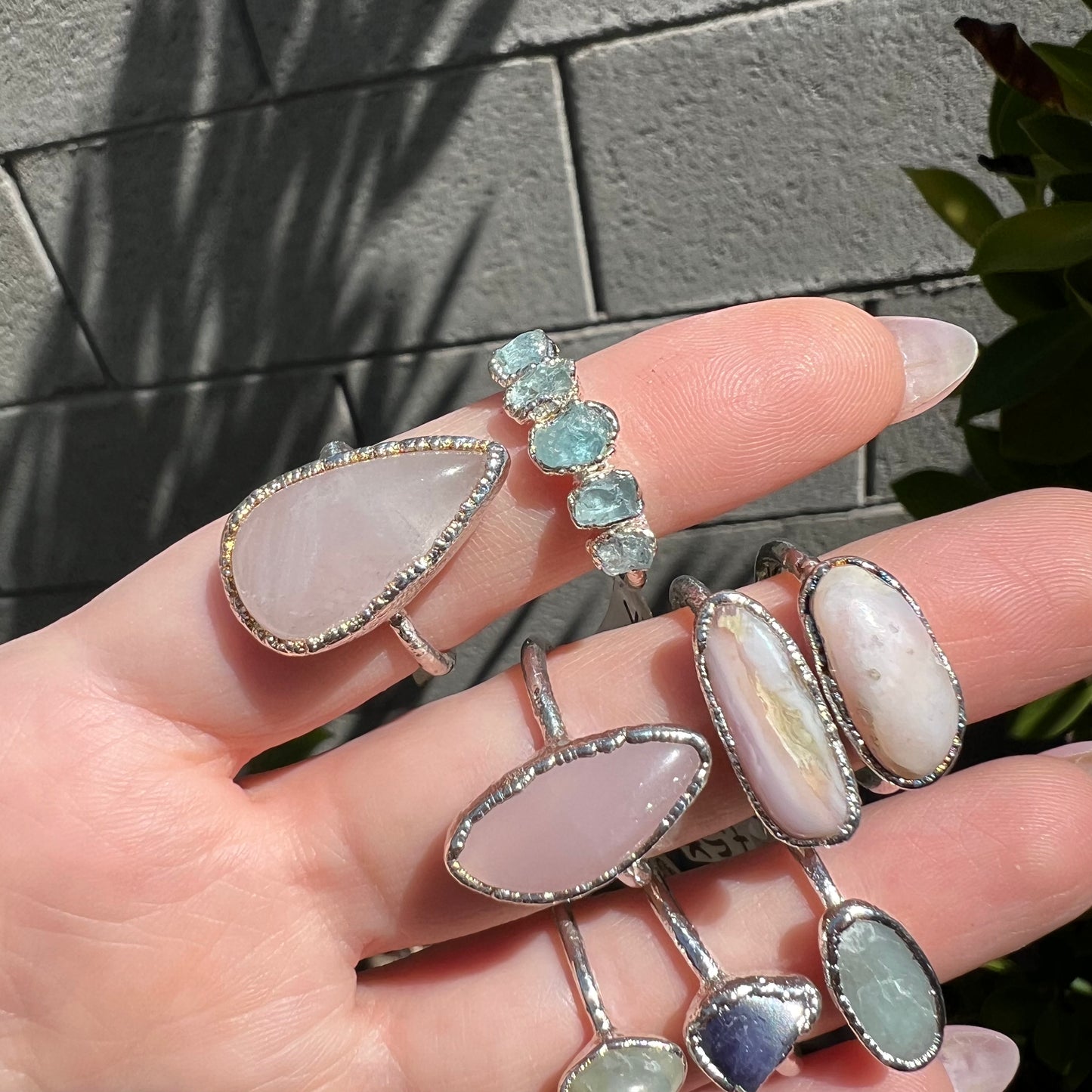 SILVER RINGS all in this listing are size 7.5