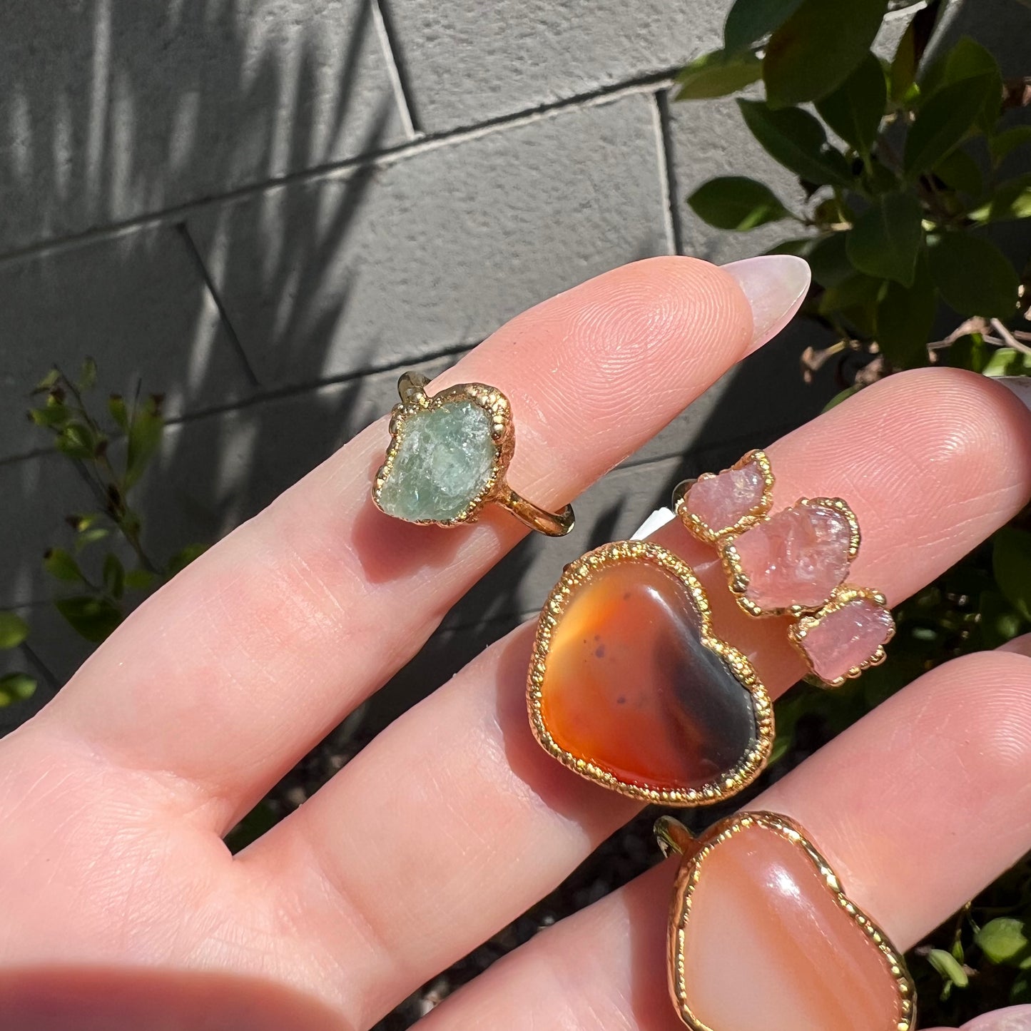 GOLD RINGS sizes 5.5 to 7