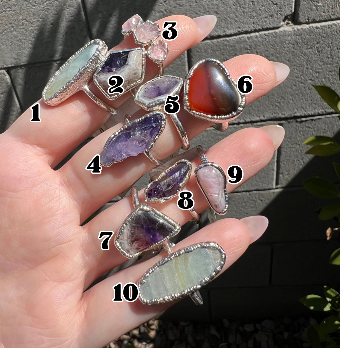 SILVER RINGS sizes 6 to 6.5