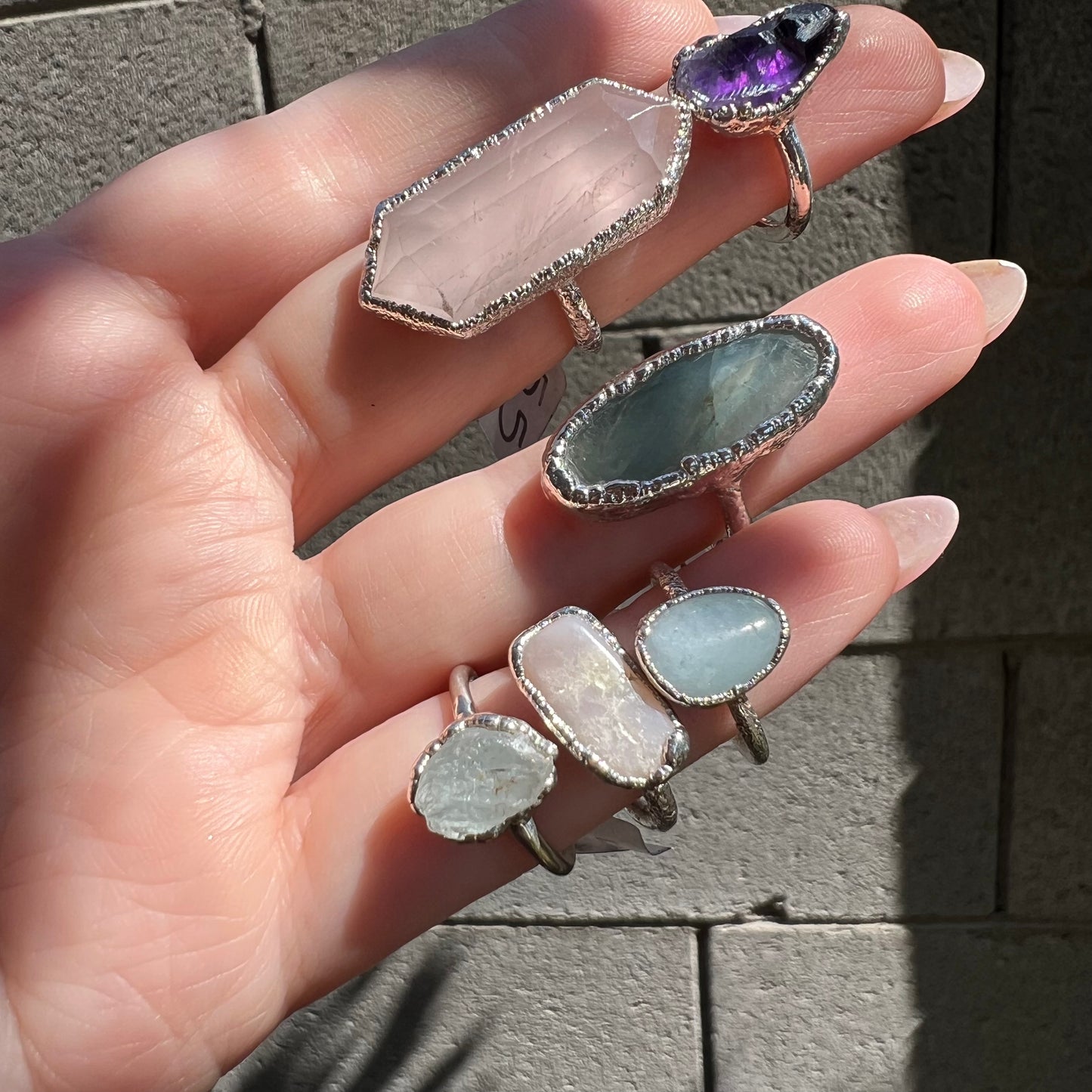 SILVER RINGS sizes 5 to 5.5