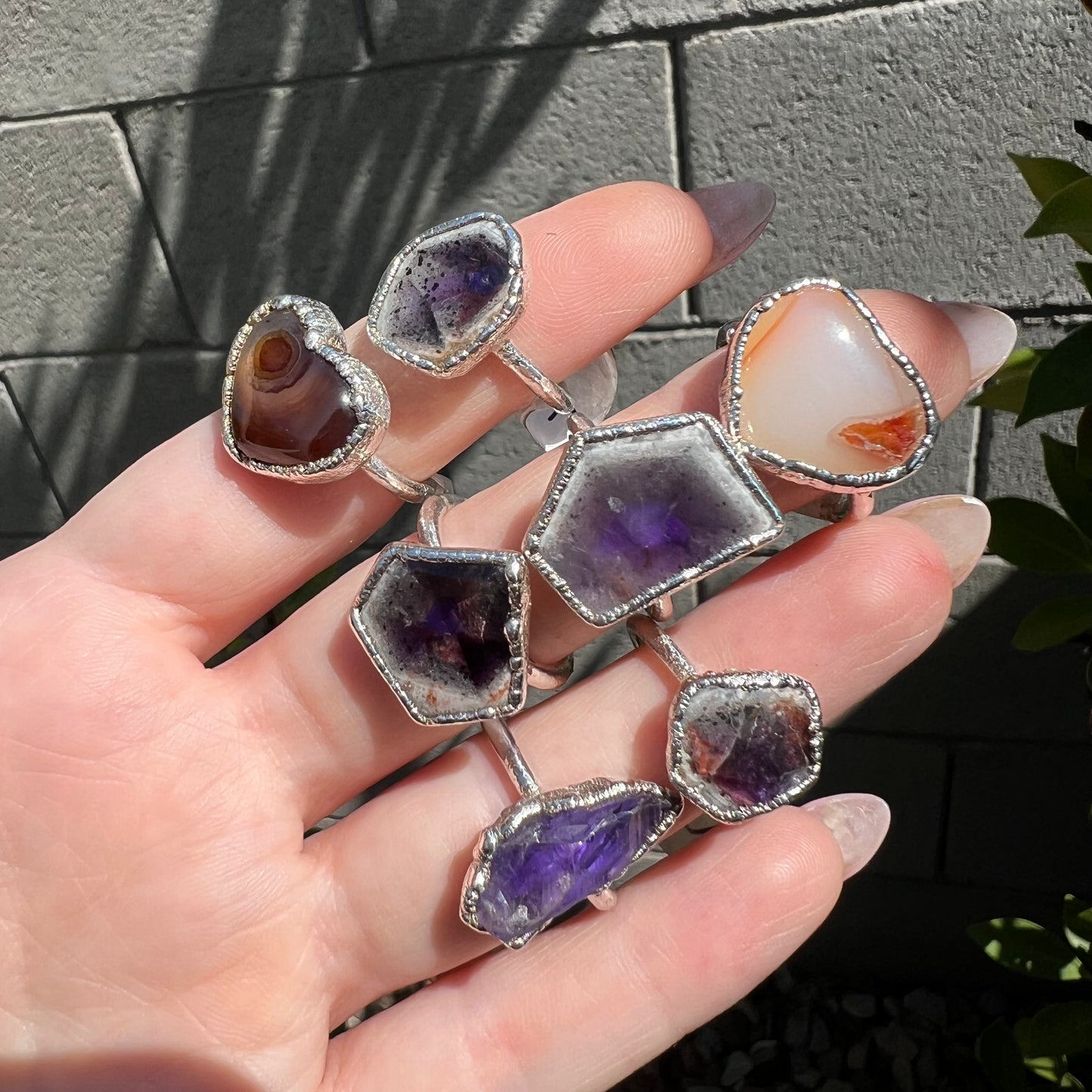 SILVER RINGS sizes 7 to 7.5