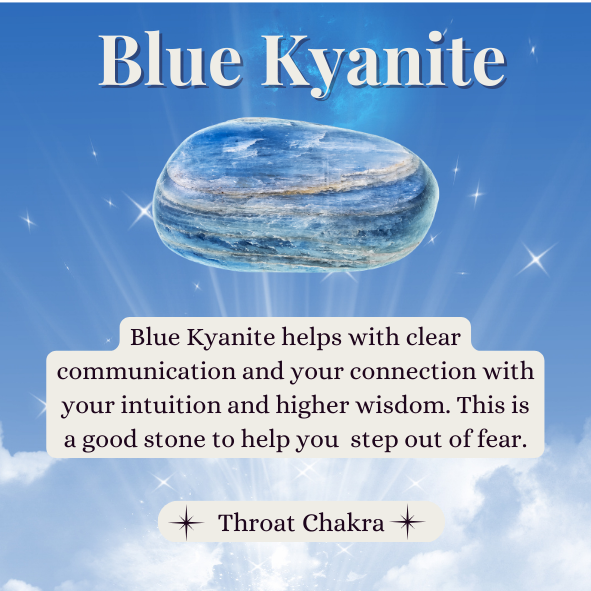 Blue Kyanite Stone Crystal