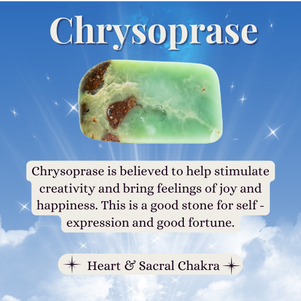 Raw Chrysoprase Copper Stacking Ring