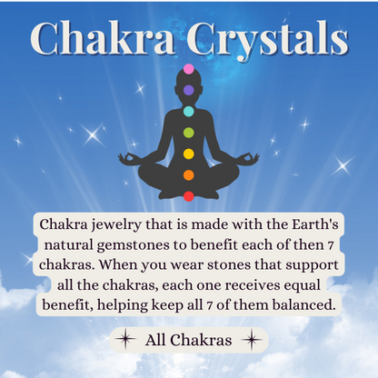 Customizable Chakra Gemstone Power Bracelet with Herkimer Diamond
