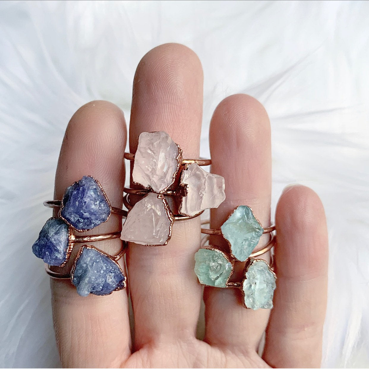 Raw Aquamarine Ring