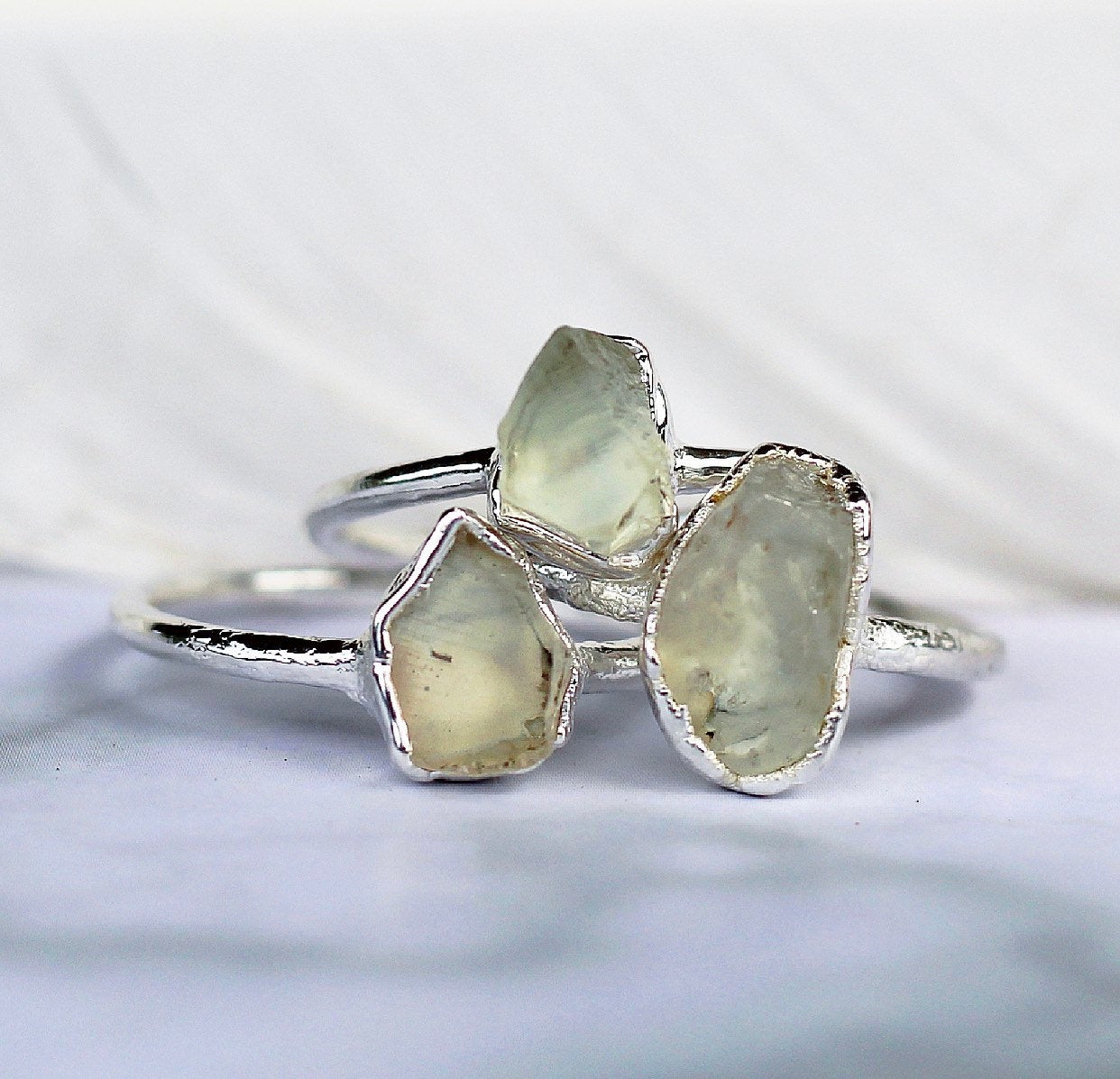 Libyan Desert Glass Ring Silver, Tektite Ring Silver, Great Sand Sea Glass Ring, Egyptian Desert Glass Ring, Genuine Libyan Desert Glass