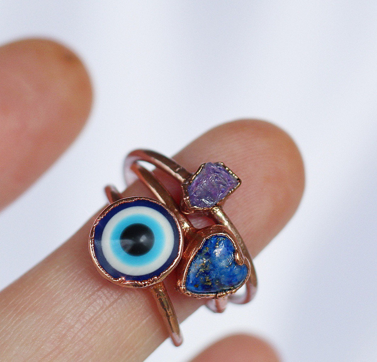 Evil Eye Ring, Evil Eye Jewelry, Big Eye Ring, Turkish Eye Ring, Protection Eye Ring, Third Eye Ring