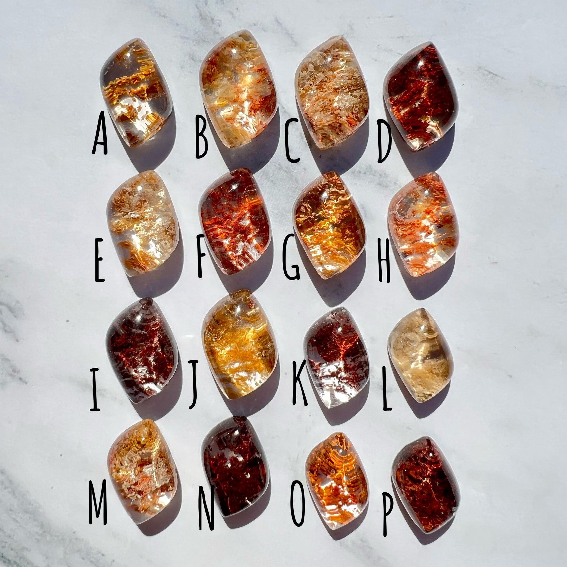 Garden Quartz Statement Ring, Marquis Stone Lodolite Ring, Garden Quartz Crystal Cocktail Ring, Large Polished Lodolite Ring