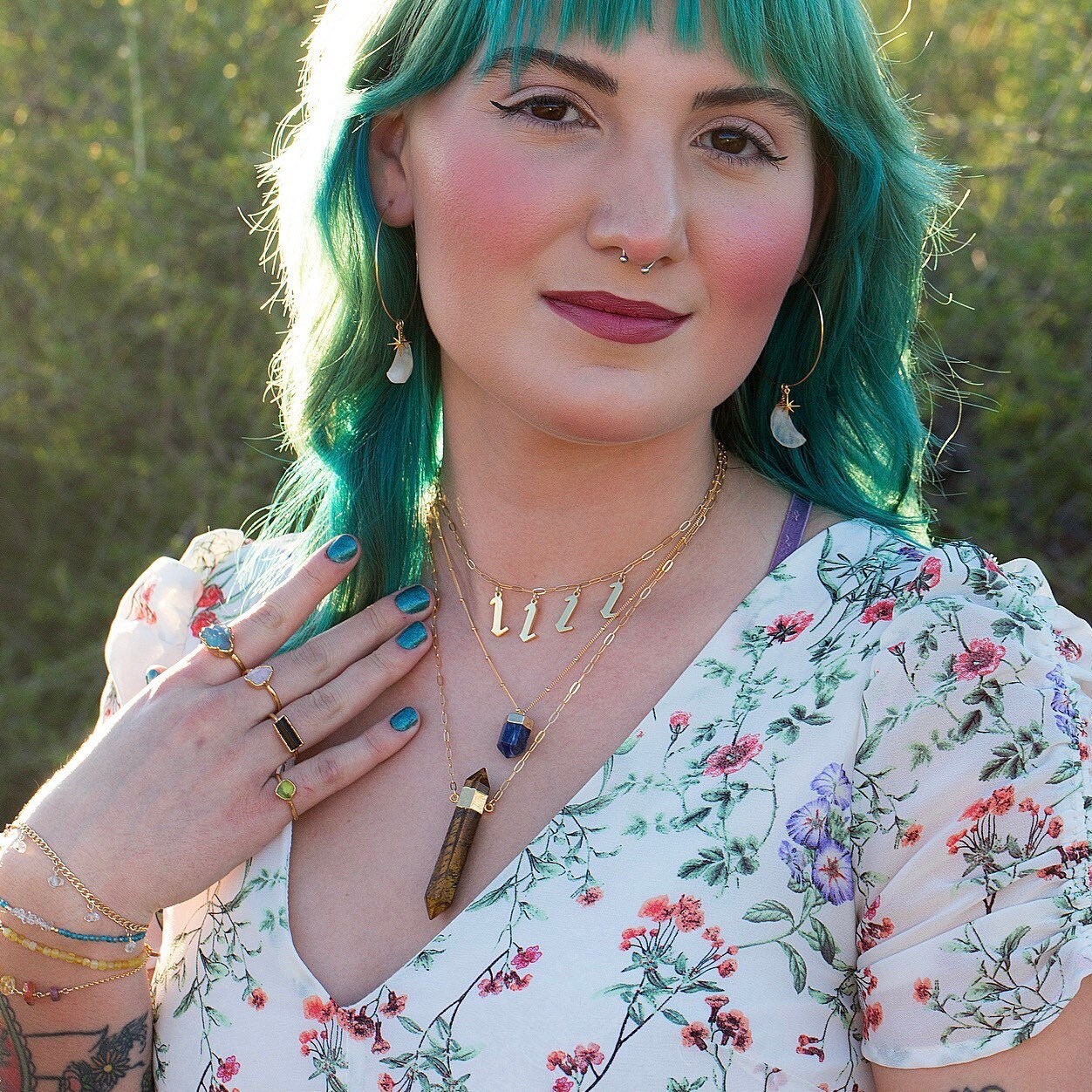 Large Tigers Eye Point Necklace, Double Terminated Tigers Eye Necklace, Tigers Eye Pendant Gold, Solar Plexus Chakra Crystal Necklace