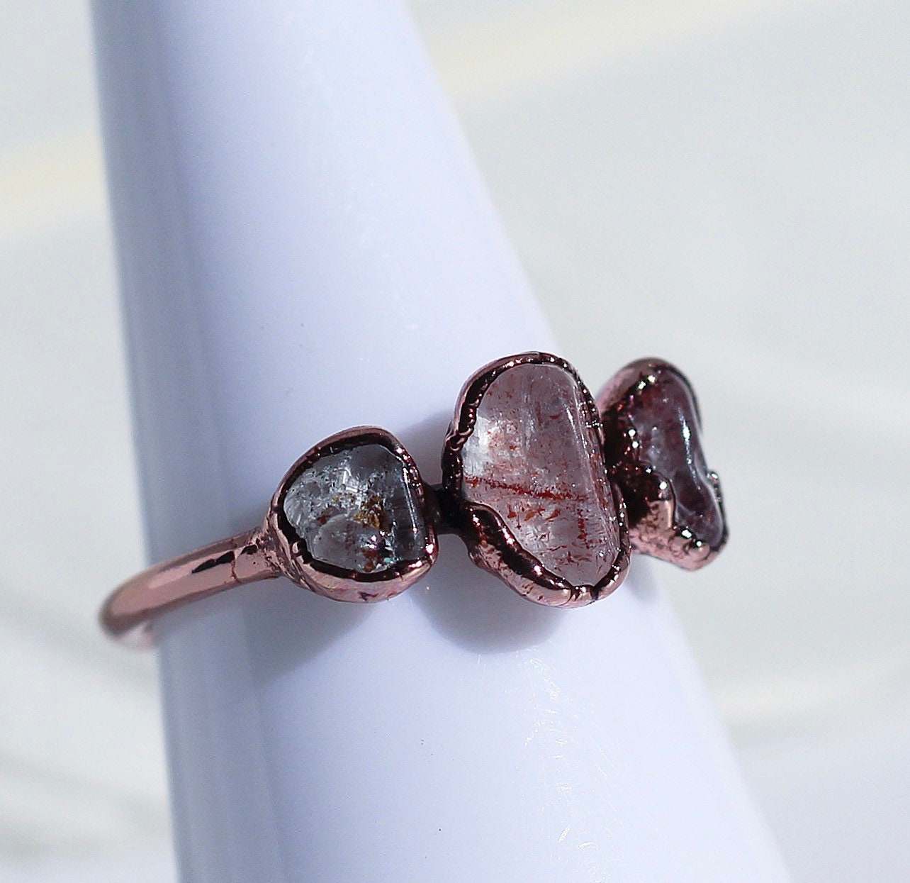 Super Seven Ring, Melody Stone Ring, Purple Healing Stone Ring, Protection Jewelry, Super 7 Crystal Raw, Sacred Seven Stone, Sacred 7 Ring