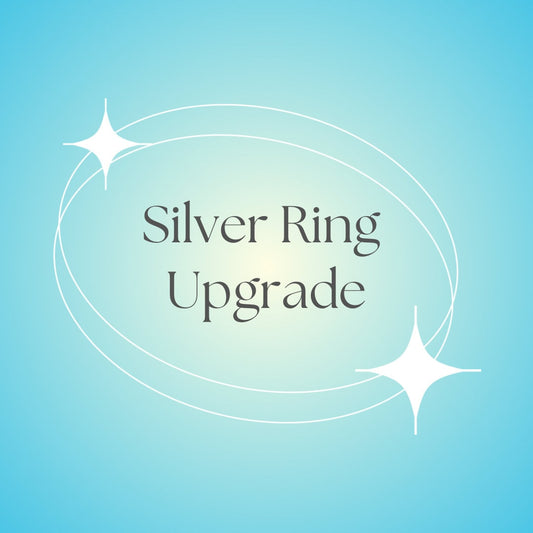 Silver Ring Upgrade- Add this to your cart to make any copper ring turn to silver!