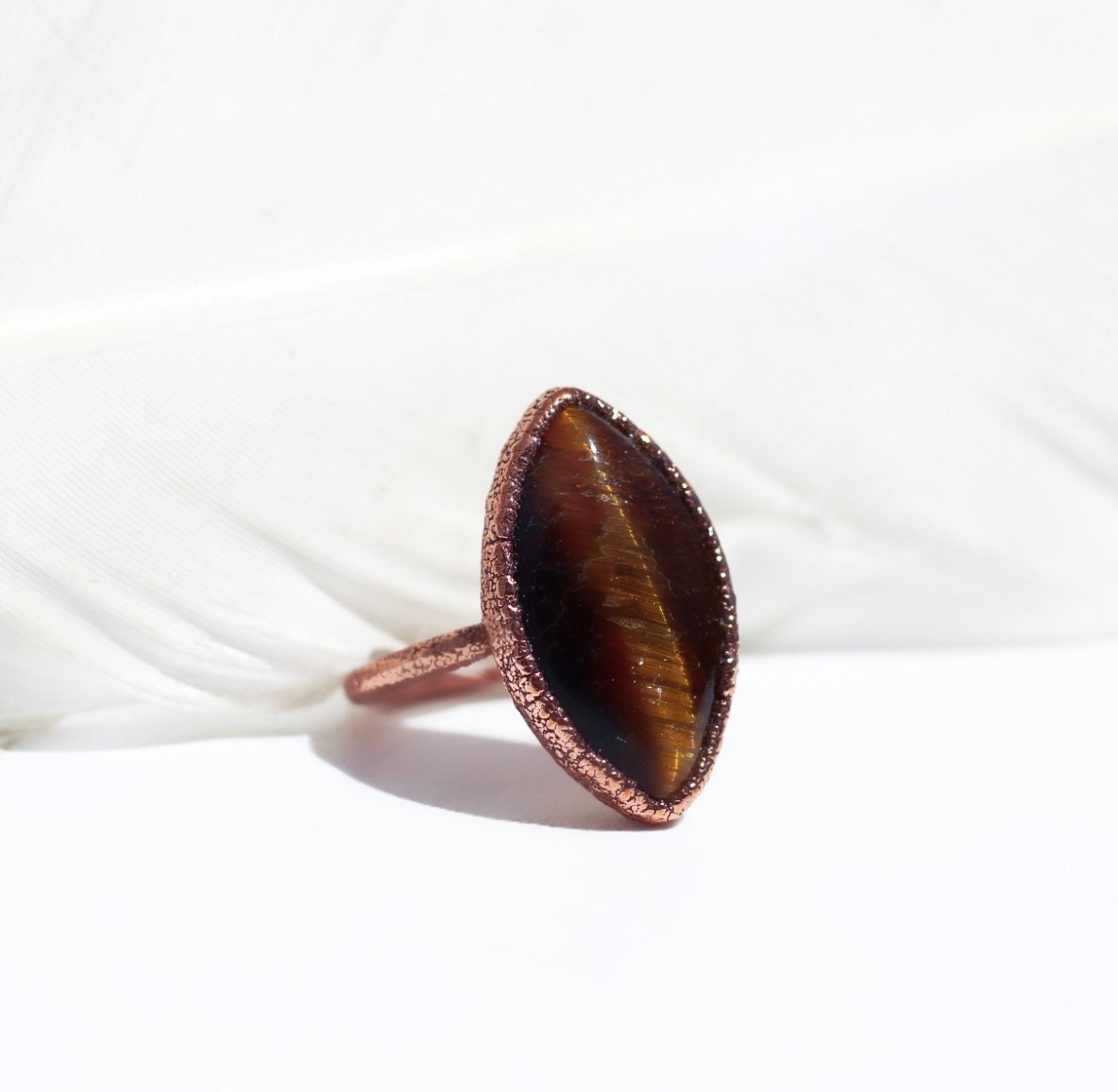 Tigers Eye Statement Ring, Big Tiger’s Eye Ring, Tigers Eye Cocktail Ring, Tiger’s Eye Oval Ring, Raw Tigers Eye Jewelry, Tiger’s Eye Stone