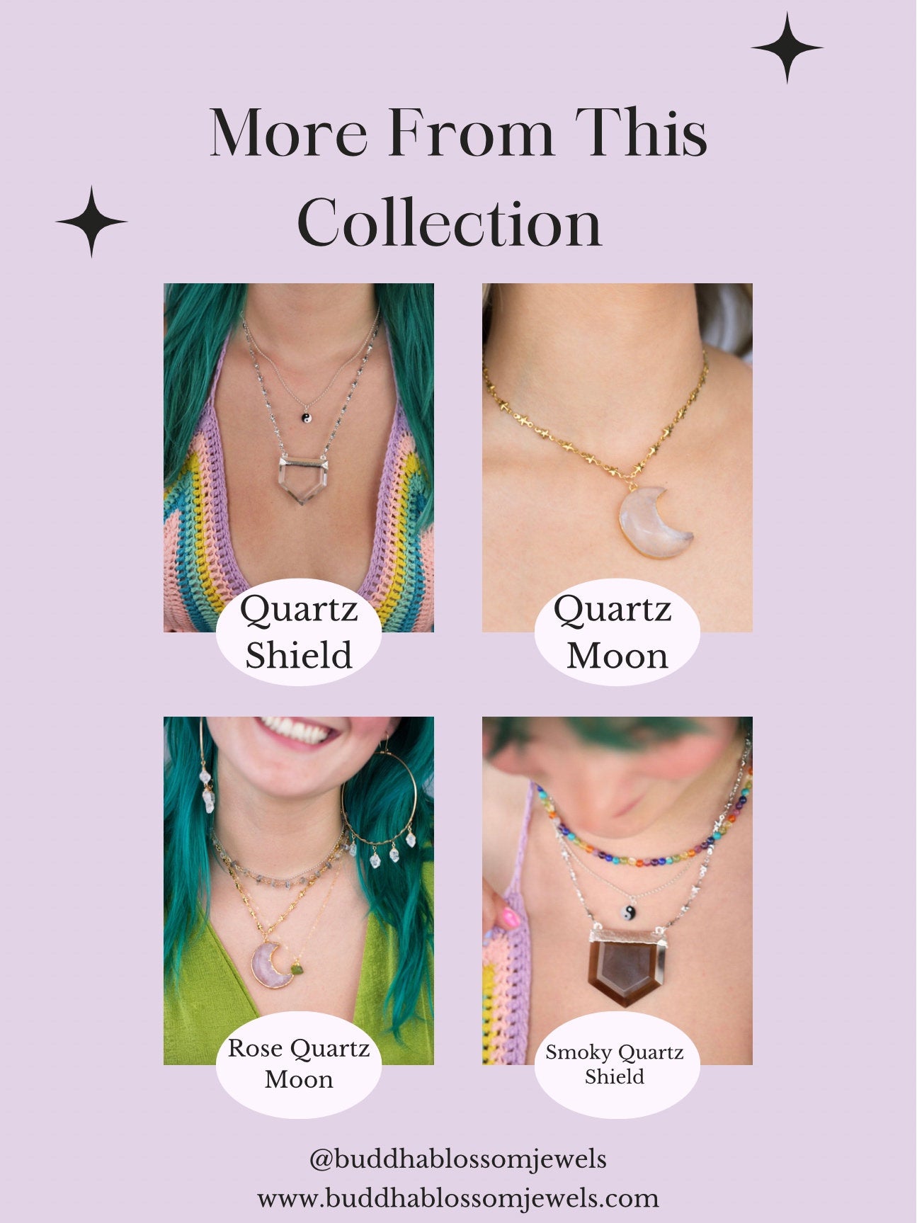 Big Amethyst Point Necklace with Tiny Star Chain, Chunky Terminated Amethyst Crystal, Crystal Shield Necklace Silver, Amethyst Pendant Gold