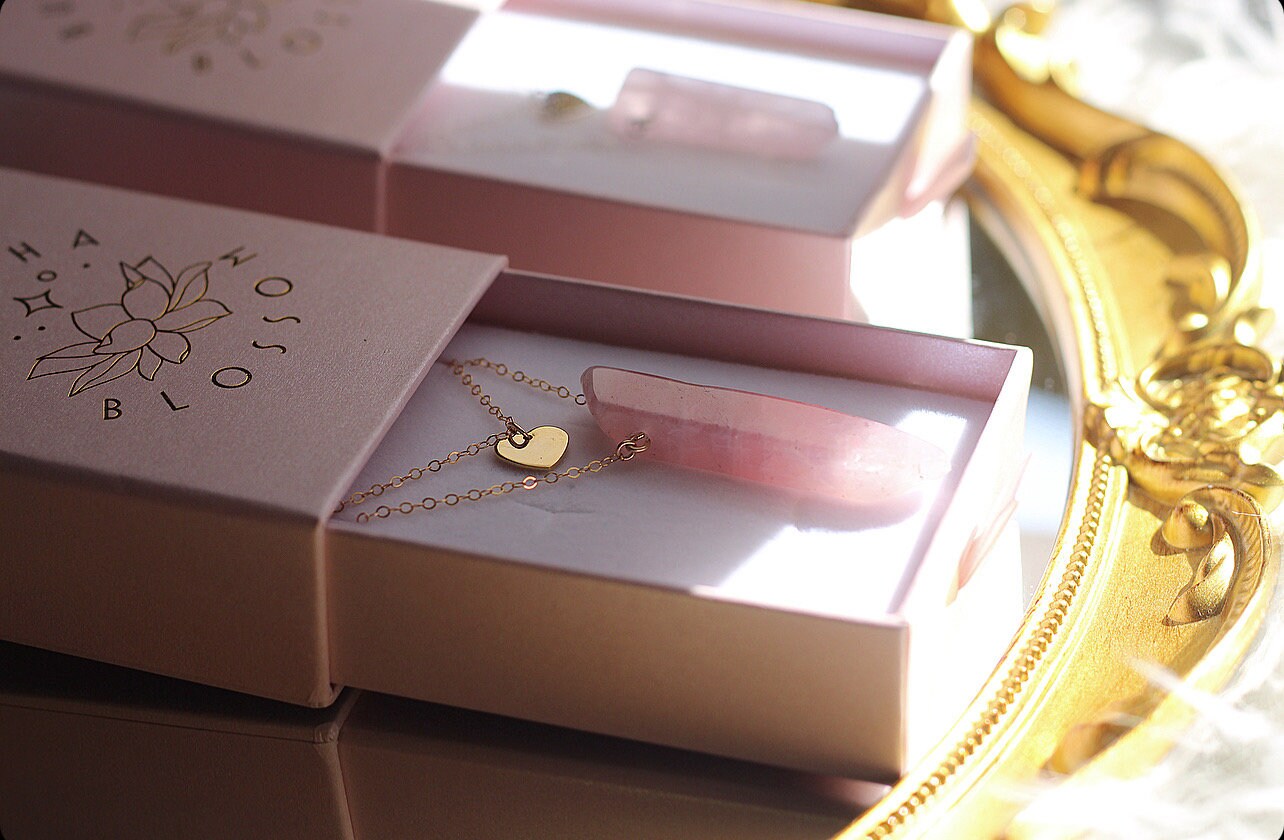 Raw Rose Quartz Healing Crystal Bar Necklace, 14k Rose Gold Filled Chain, Sterling Silver Crystal, 14k Gold Filled Crystal Necklace
