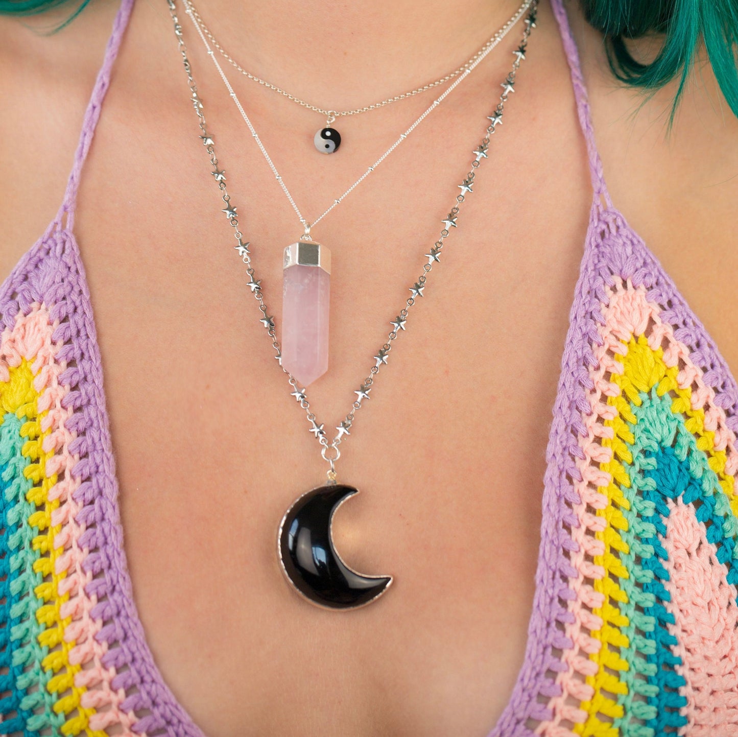 Rose Quartz Point Necklace, Polished Rose Quartz Pendant, Rose Quartz Amulet, Rose Quartz Crystal Necklace, Heart Chakra Jewelry