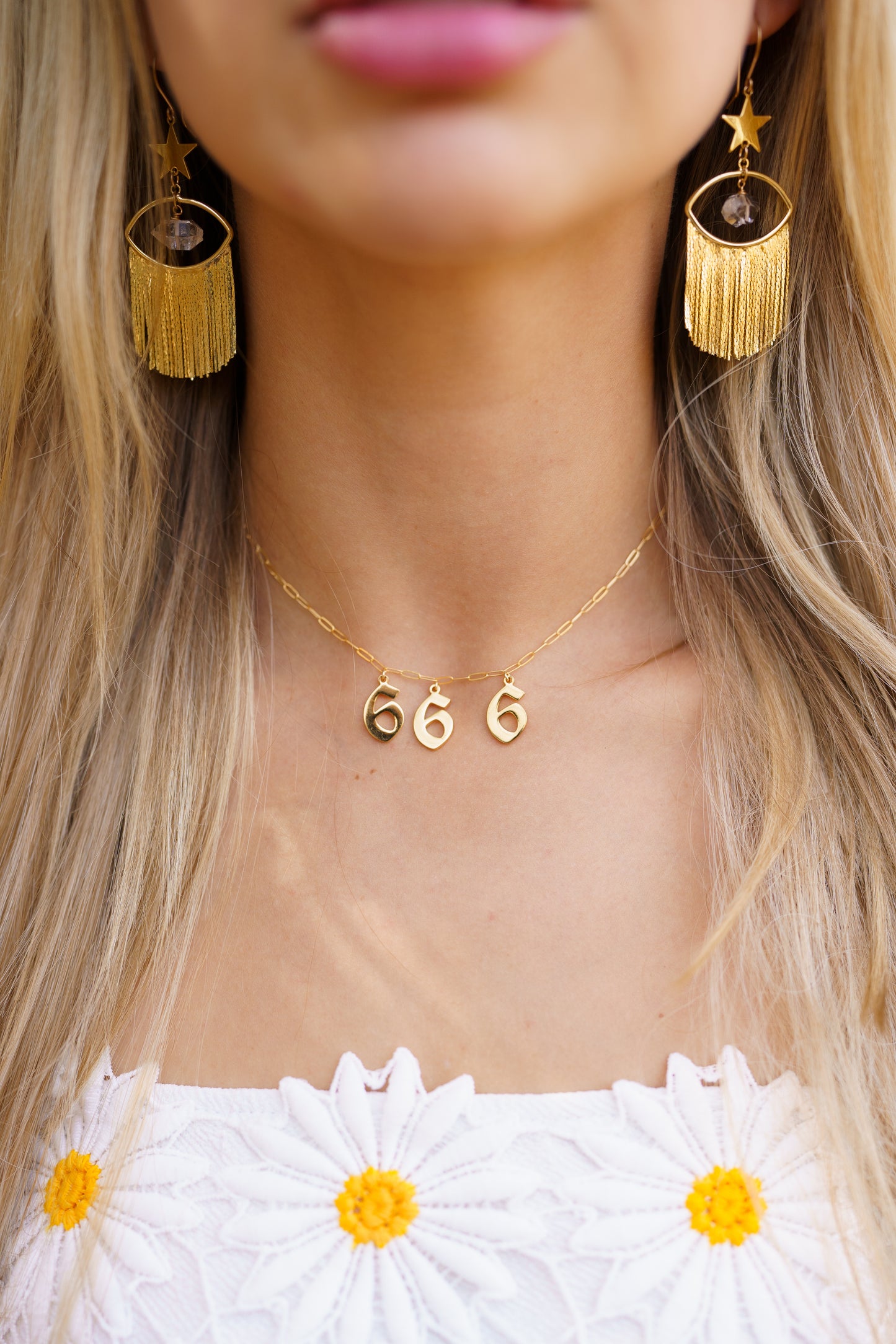 Customizable Angel Number Necklace in 14k Gold Filled or Sterling Silver