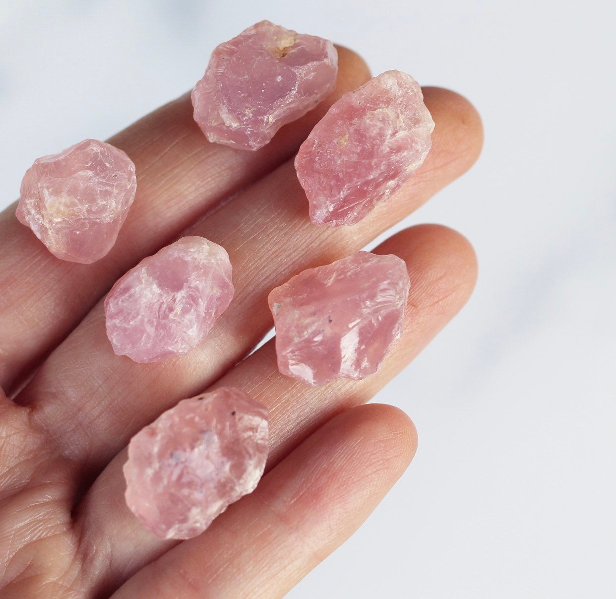 Chunky Rose Quartz Ring, Rose Quartz Raw Stone, Big Rose Quartz Crystal Ring, Raw Rose Quartz Gemstone Ring, Raw Stone Rings