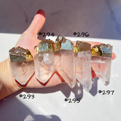 Extra Large Brazilian Crystal Quartz Pendant