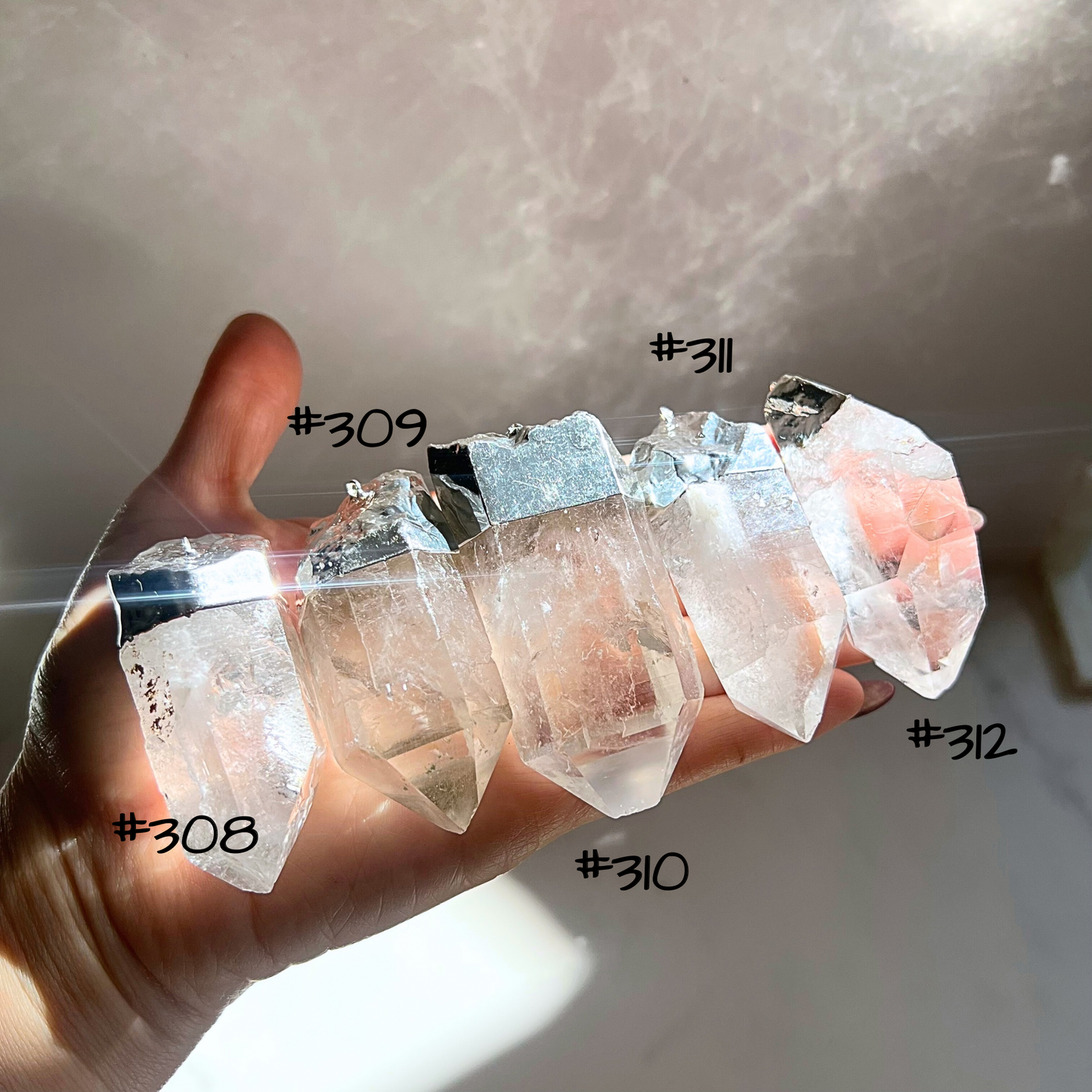 Extra Large Brazilian Crystal Quartz Pendant