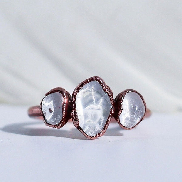 完璧すぎるが故三度も RawCrystalQuartzRing_ClearQuar リラクゼーショングッズ