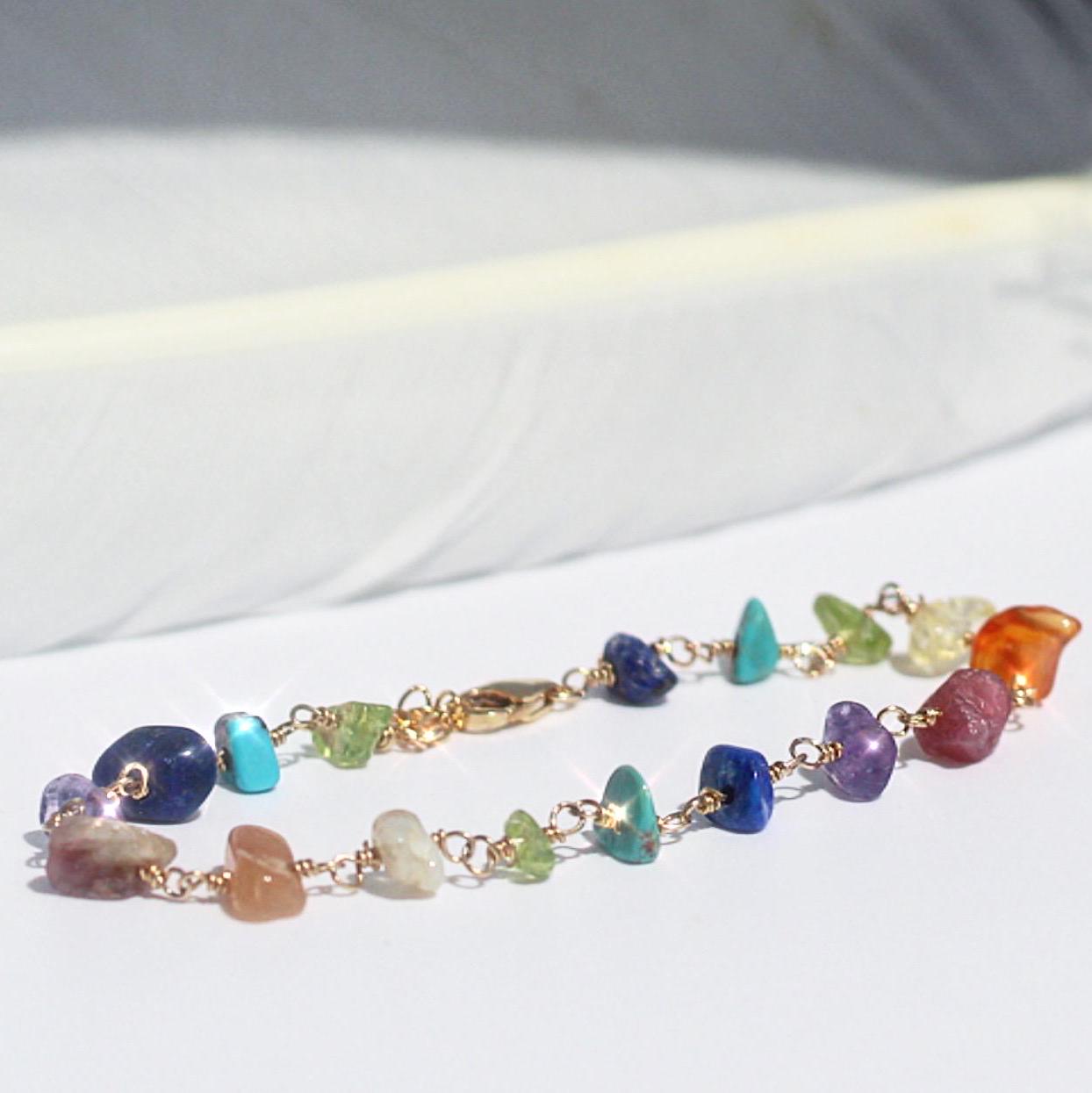 Chakra Bracelet Real Stone, Chakra Bracelets for Women, Chakra Bracelet Dainty, 7 Chakra Bracelet, Chakra Bead Bracelet, Chakra Gemstones