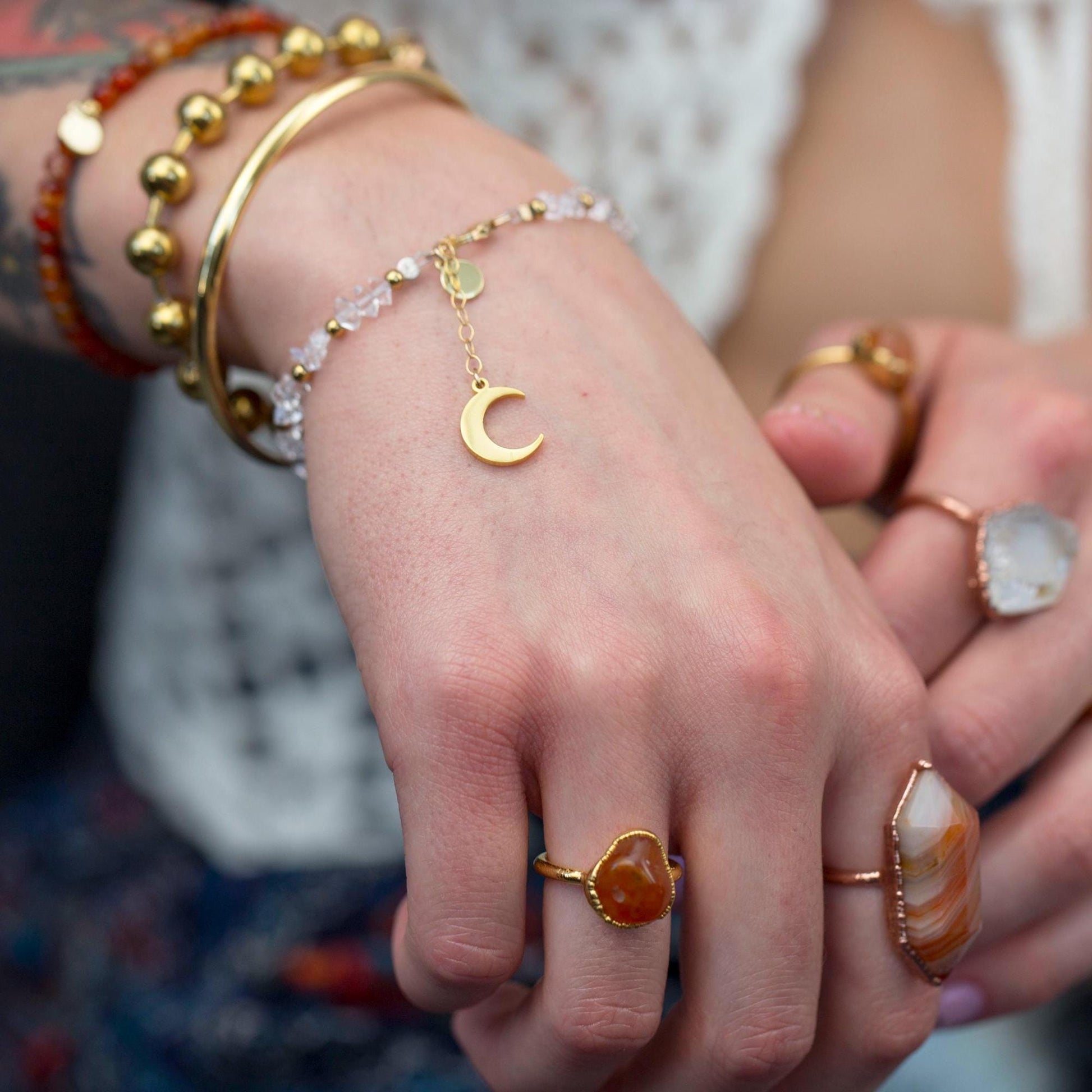 Gold Ball Chain Bracelet Women, 90s Style Ball Chain Bracelet, Bold Chain Bracelet, Gold Statement Bracelet, Non Tarnish Gold Bracelet