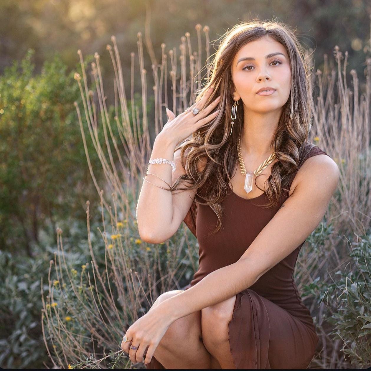 Arch-Shaped Dangle Earrings with Raw Crystal Point & Star Charm - 14k Gold Filled or Sterling Silver Skin Safe Ear Wires