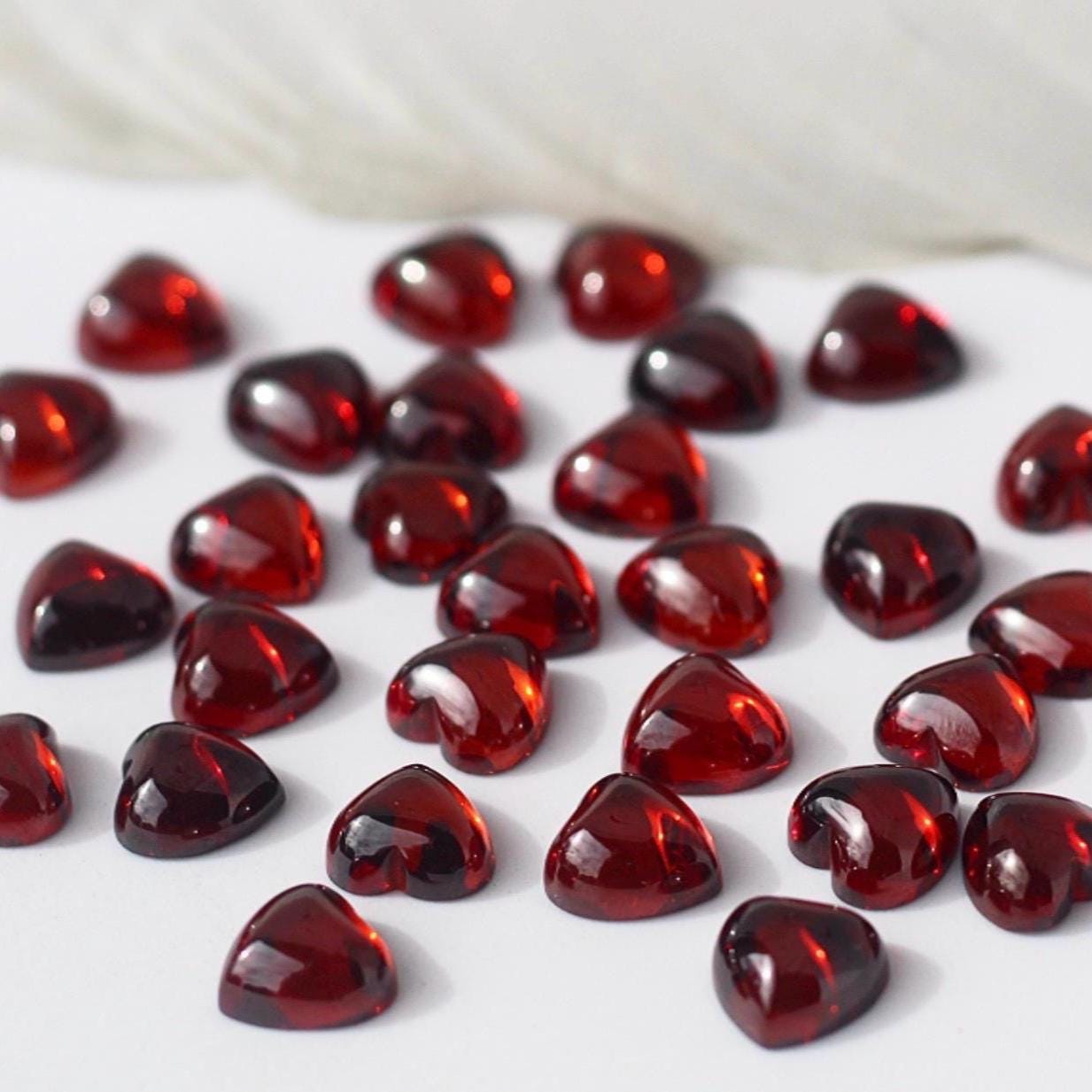 Garnet Heart Ring in Copper, Almandine Garnet Stone Ring, Deep Red Garnet Heart, Red Heart Ring, Heart Jewelry, Love Symbol Ring