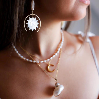 Tiny Pearl Choker, Rice Pearl Necklace, Dainty Pearl Jewelry, Delicate Freshwater Pearl Jewelry, Pearl Wedding Jewelry, Pearl Layer Choker