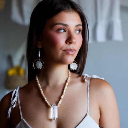 Sun and Moon Face Mother of Pearl Earrings, Sun Face Jewelry, Gold Filled Sun Earrings, Moon and Sun Earrings, Mother of Pearl Sun Earrings