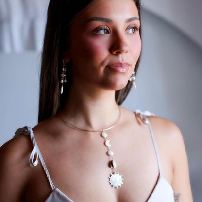 Pearl Fringe Earrings, Pearl Huggie Earrings, Pearl Drop Tassel Earrings, Freshwater Pearl Cascade Earrings, Boho Bride Earrings