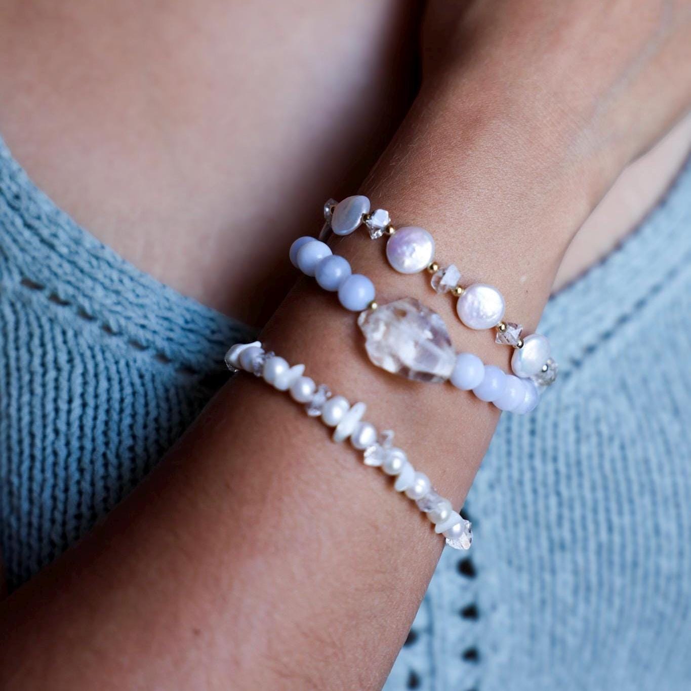 Pearl Coin Bracelet, Crystal and Pearl Bracelet, Fun Pearl Jewelry, Pearl Wedding Bracelet, Coin Pearl Jewelry