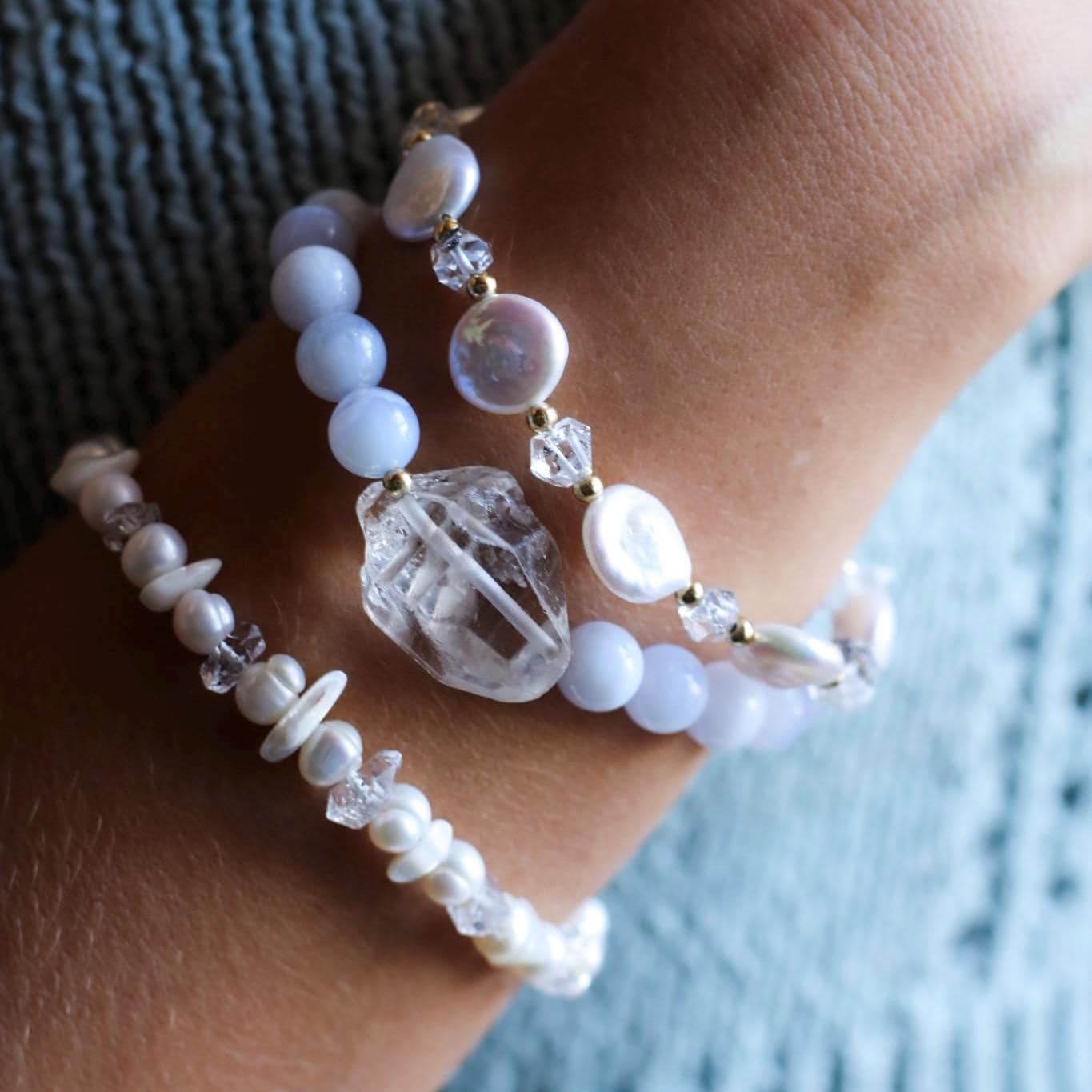 Pearl Coin Bracelet, Crystal and Pearl Bracelet, Fun Pearl Jewelry, Pearl Wedding Bracelet, Coin Pearl Jewelry