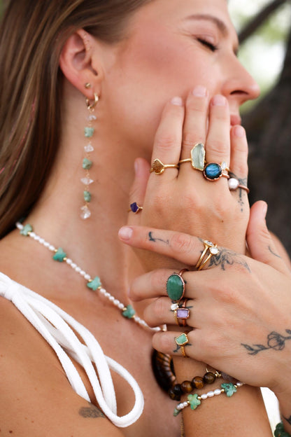 Rectangle Amethyst Crystal Ring, February Birthstone Gift, Cushiom Cut Amethyst Ring, Rectangle Shaped Gemstone, Pale Amethyst Stone