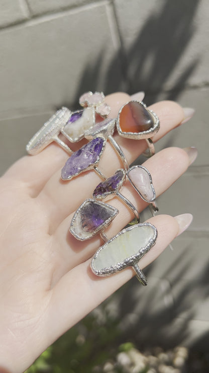 SILVER RINGS sizes 6 to 6.5