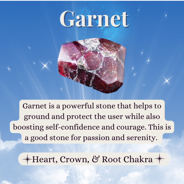 Chunky Raw Garnet Stone Ring – Buddha Blossom Jewels