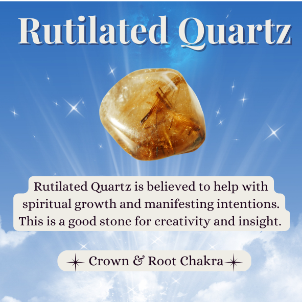 Rutilated Quartz Mala Bracelet