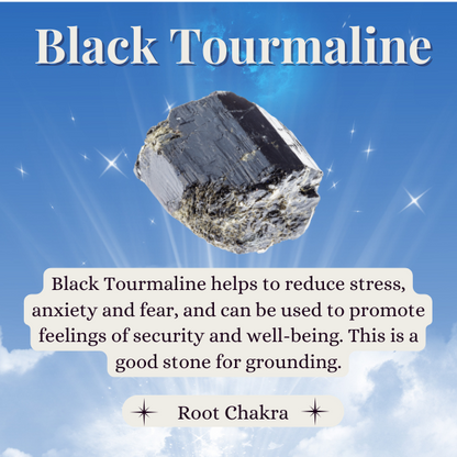 Root Chakra Healing Black Tourmaline Necklace