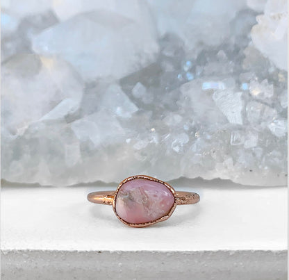 Blossom high jewellery opal and tourmaline ring