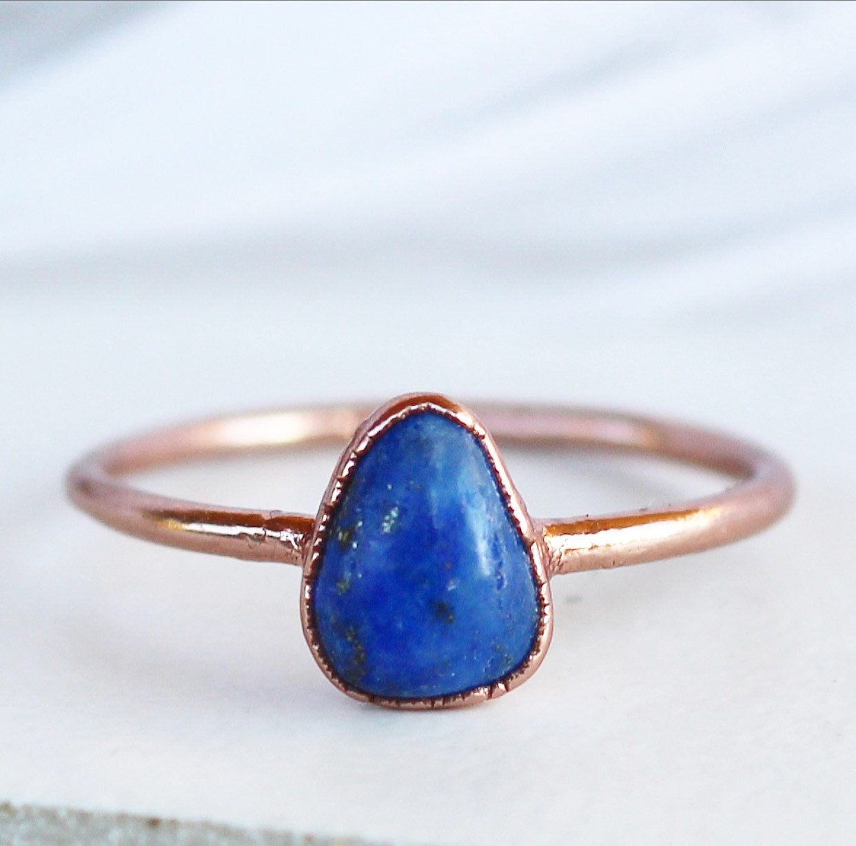 Lapis Lazuli Stacking Ring