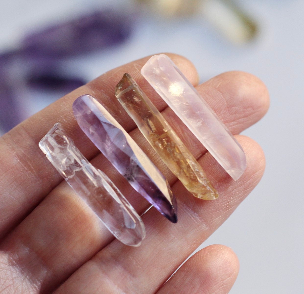 Crystal Quartz Statement Necklace, Multi Stone Raw Quartz Necklace, Raw Crystal Bib Necklace, Chunky Crystal Healing Necklace