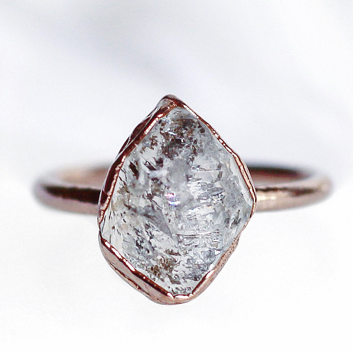 These Raw Gemstone Engagement Rings Will Take Your Breath Away