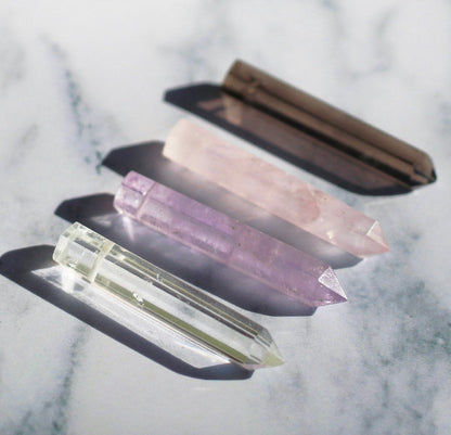 Crystal Quartz Huggie Hoop Earrings, Crystal Quartz Ear Huggies, Gold Filled Huggie Charm Earrings, Sterling Silver Quartz Hoops