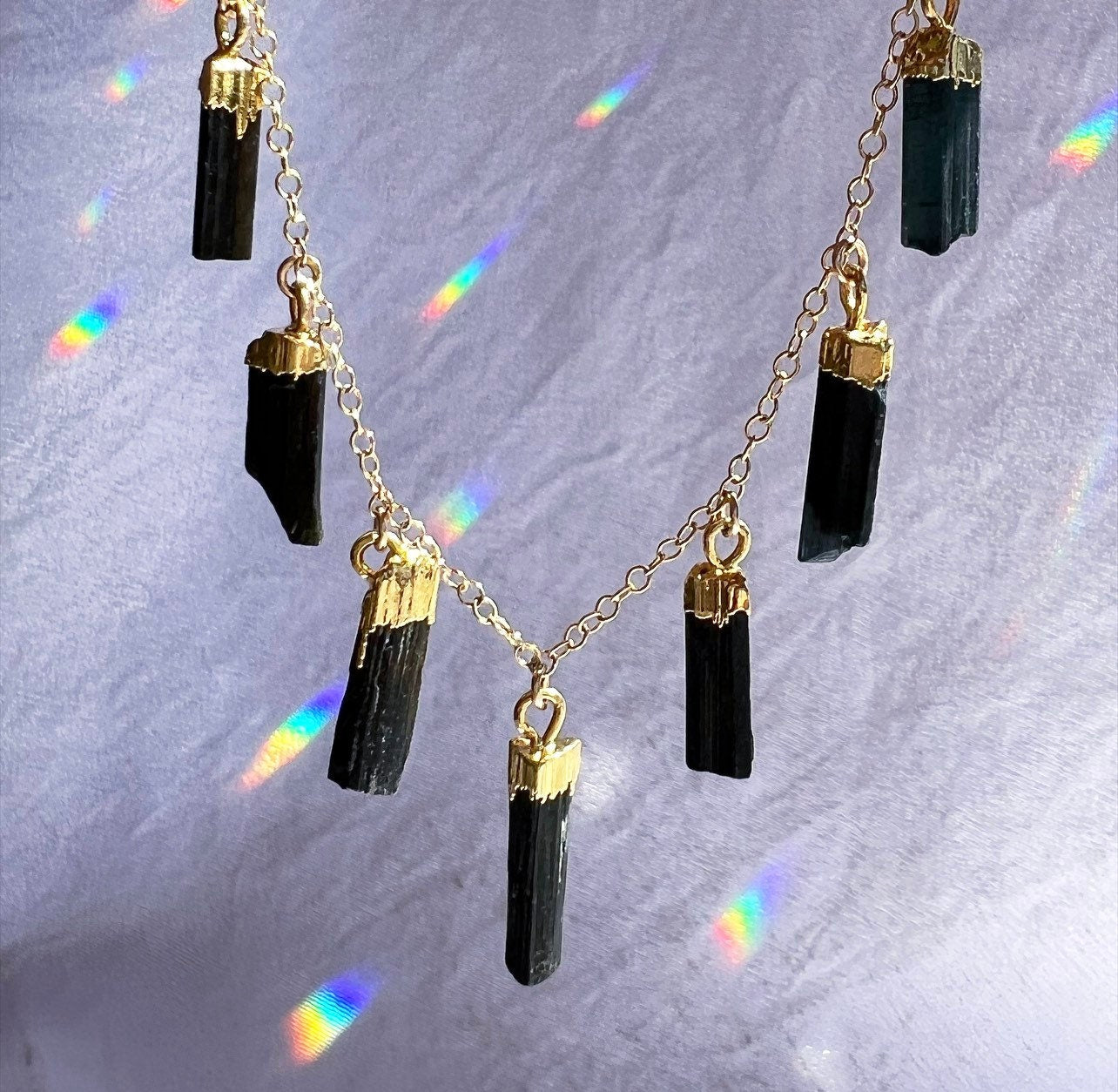 Black Onyx Diffusing Necklace